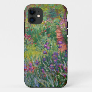 monet flowers vintage the-iris-garden-at-giverny iPhone 11 case