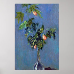 Monet France Impressionist People Flowers in a Vas Poster