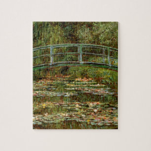 Monet French Japanese Bridge Art Jigsaw Puzzle