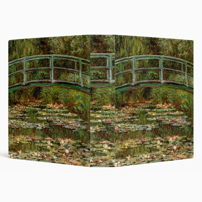 Monet French Japanese Bridge Giverney Binder (Background)
