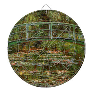 Monet French Japanese Bridge Giverney Dartboard