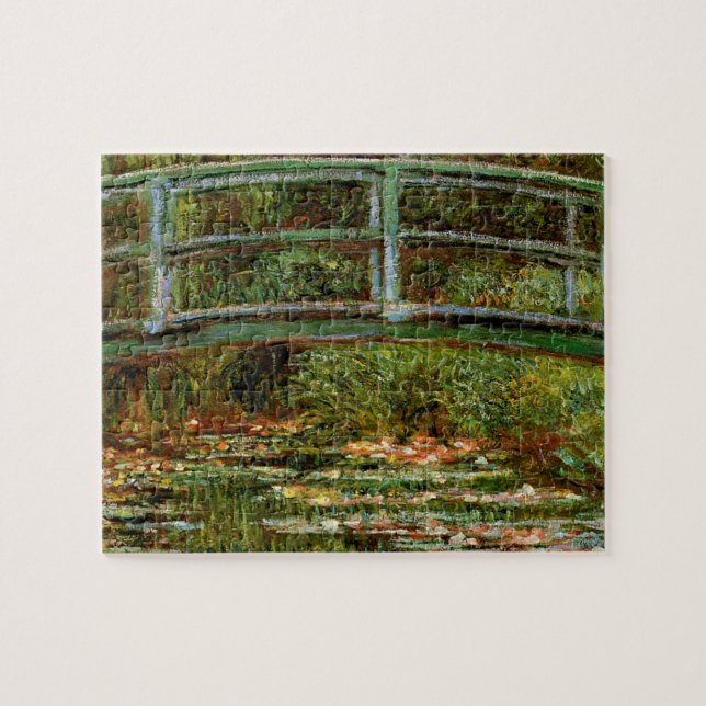 Monet French Japanese Bridge Giverney Jigsaw Puzzle (Horizontal)