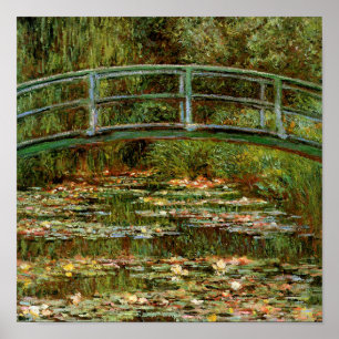 Monet French Japanese Bridge Giverney Poster