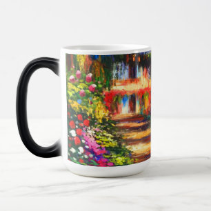 Monet Garden at Giverny Magic Mug