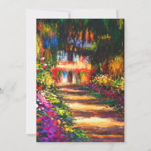Monet Garden at Giverny Save The Date
