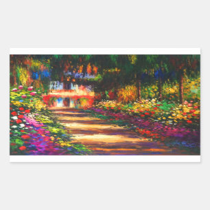 Monet Garden at Giverny Sticker