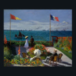 Monet Garden at Sainte-Adresse Painting Poster<br><div class="desc">Impressionist Painting by Monet - Classic Masterpieces - Claude Monet's Impressionist Painting Series - Garden at Sainte-Adresse</div>