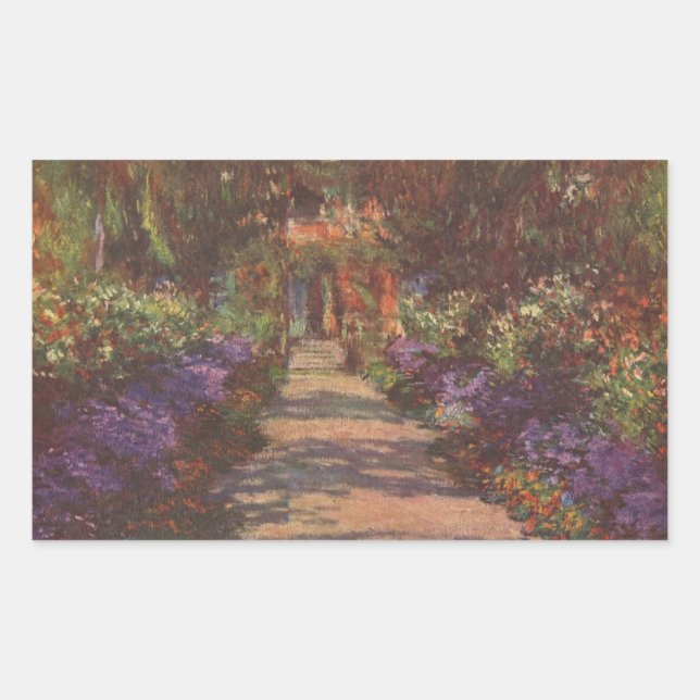 Monet: Garden Path, Sticker (Front)