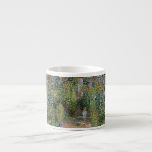 Monet Garden Vetheuil Impressionim Painting Espresso Cup