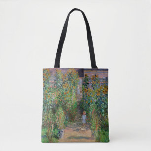 Monet Garden Vetheuil Impressionim Painting Tote Bag
