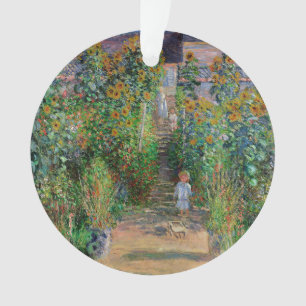 Monet Garden Vetheuil Impressionim Peinture