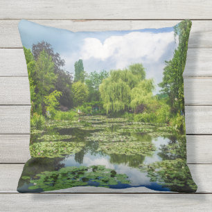 Monet - Giverny Gardens Outdoor Pillow