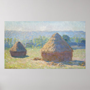 Monet - Haystacks End Of Summer Poster