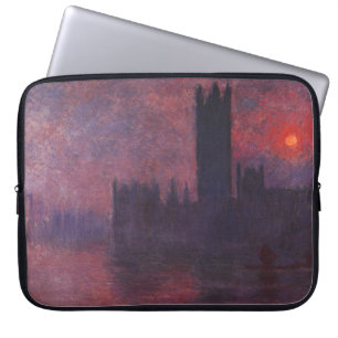 Monet Houses of Parliament at Sunset Laptop Sleeve