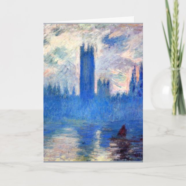 Monet - Houses of Parliament, Westminster Card (Front)
