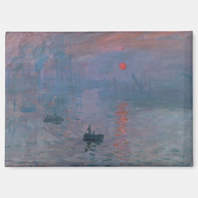 Monet, Impression at Sunrise Magnet (Front)