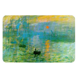 Monet Impressionism Sunrise Magnet