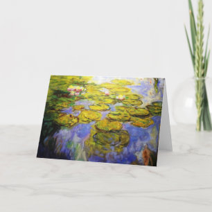 Monet Inspired Lily Pads Card