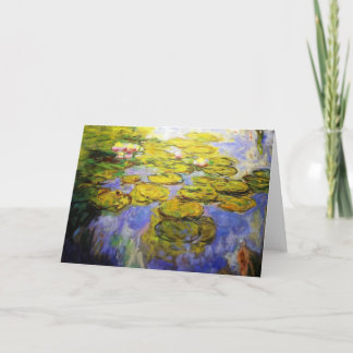 Monet Inspired Lily Pads Card