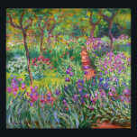 Monet Iris Garden at Giverny Photo Print<br><div class="desc">Monet Iris Garden at Giverny photo print. Oil painting on canvas 1899. The Iris Garden at Giverny represents one of Monet’s most colourful and beloved flower paintings. The vibrant use of purples, reds, greens and blues makes this one of the most dynamic impressionist pieces from this rich period in Monet’s...</div>