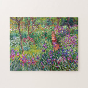 Monet Iris Garden at Giverny Puzzle