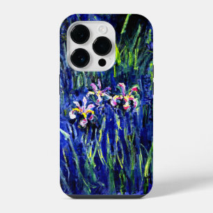 Monet - Irises, famous artwork, iPhone 14 Pro Case