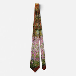 Monet - Irises in Monet's Garden Tie