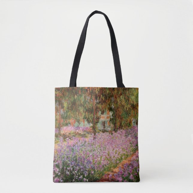 Monet - Irises in Monet's Garden Tote Bag (Front)