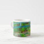 Monet Japanese Bridge and Water Lilies Espresso Cup<br><div class="desc">Espresso Cup featuring Claude Monet’s oil painting of a Japanese bridge and flowers. Beautiful water lilies and bridge inspired by the artist’s garden and pond in Giverny. A great Monet gift for fans of impressionism and French art.</div>