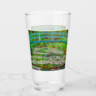 Monet Japanese Bridge and Water Lilies Glass