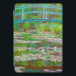 Monet Japanese Bridge and Water Lilies iPad Pro Cover<br><div class="desc">iPad Pro Cover featuring Claude Monet’s oil painting of a Japanese bridge and flowers. Beautiful water lilies and bridge inspired by the artist’s garden and pond in Giverny. A great Monet gift for fans of impressionism and French art.</div>