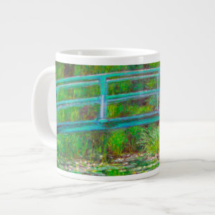 Monet Japanese Bridge and Water Lilies Large Coffee Mug