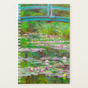 Monet Japanese Bridge and Water Lilies Planner