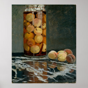 Monet - Jar Of Peaches Poster
