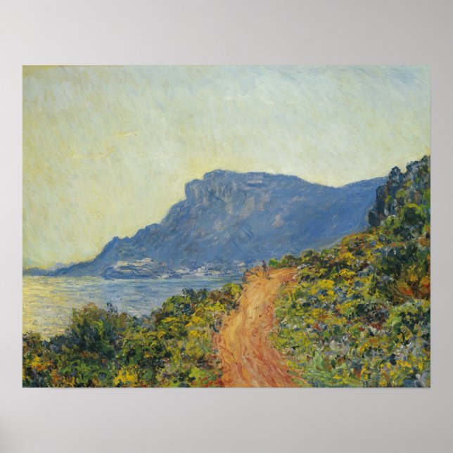 Monet - La Corniche Near Monaco Poster (Front)