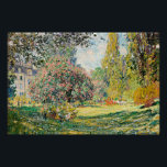 Monet - Landscape, The Parc Monceau, Poster<br><div class="desc">Claude Monet's famous painting,  Landscape,  The Parc Monceau.</div>