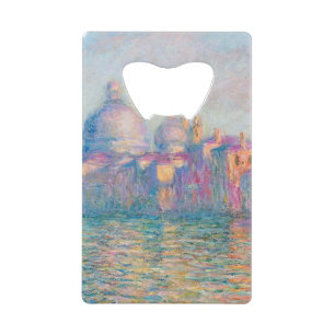 Monet Le Grand Canal Impressionist People Famous Credit Card Bottle Opener
