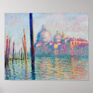 Monet Le Grand Canal Impressionist People Famous  Poster