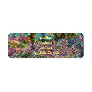 Monet Le Jardin de l'artiste à Giverny Étiquette