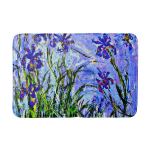 Monet - Lilac Irises Bath Mat