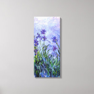 Monet Lilac Irises Canvas Print
