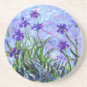 Monet Lilac Irises Coaster