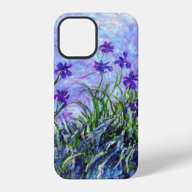 Monet Lilac Irises iPhone Case (Back)