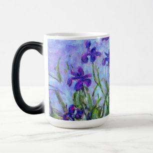 Monet Lilac Irises Magic Mug