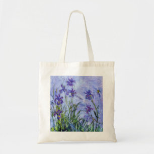 Monet Lilac Irises Tote Bag