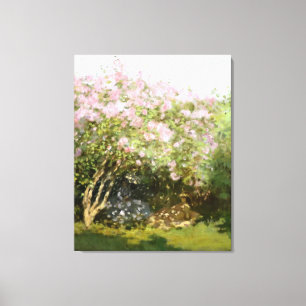 Monet - Lilacs in the Sun Canvas Print