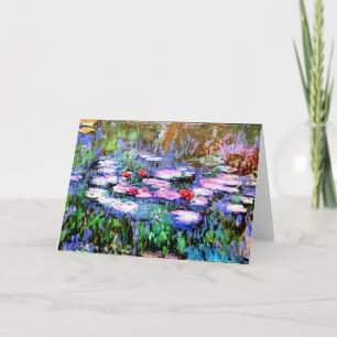 Monet - Los Nenufares (the waterlilies) Card