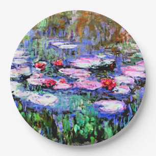 Monet - Los Nenufares (waterlilies) Paper Plate