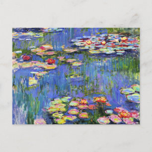 Monet - Lys à eau, 1916, Carte