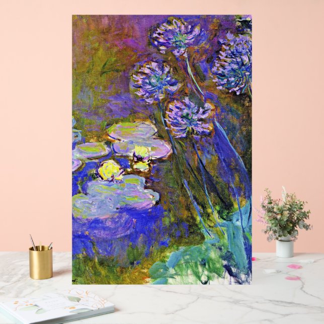 Monet - Lys d'eau et Agapanthus (Mariage)